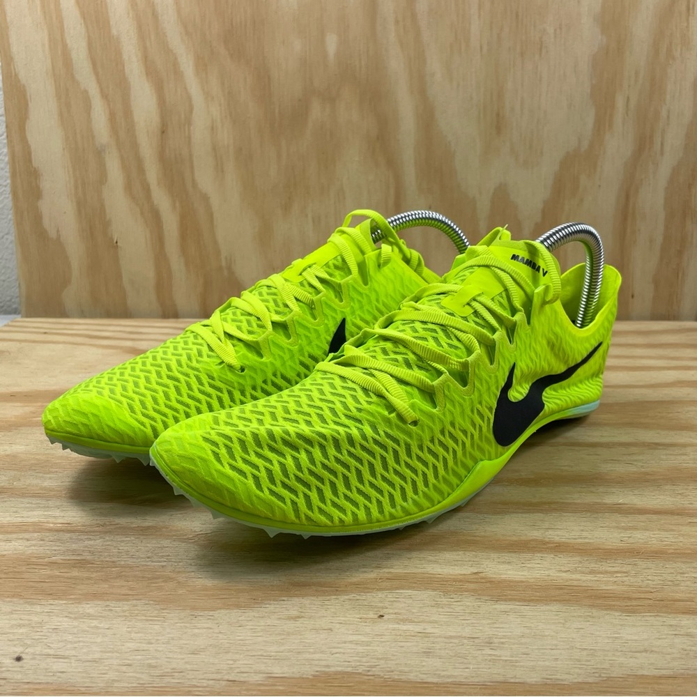 Nike Zoom Mamba V Track Spikes Shoes Volt Green Men’s Size 9 DR9945-700
